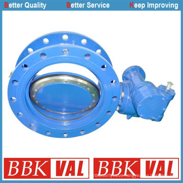 Eccentric Butterfly Valve Double Flange ISO5752 S14 Long Type Wras Approval